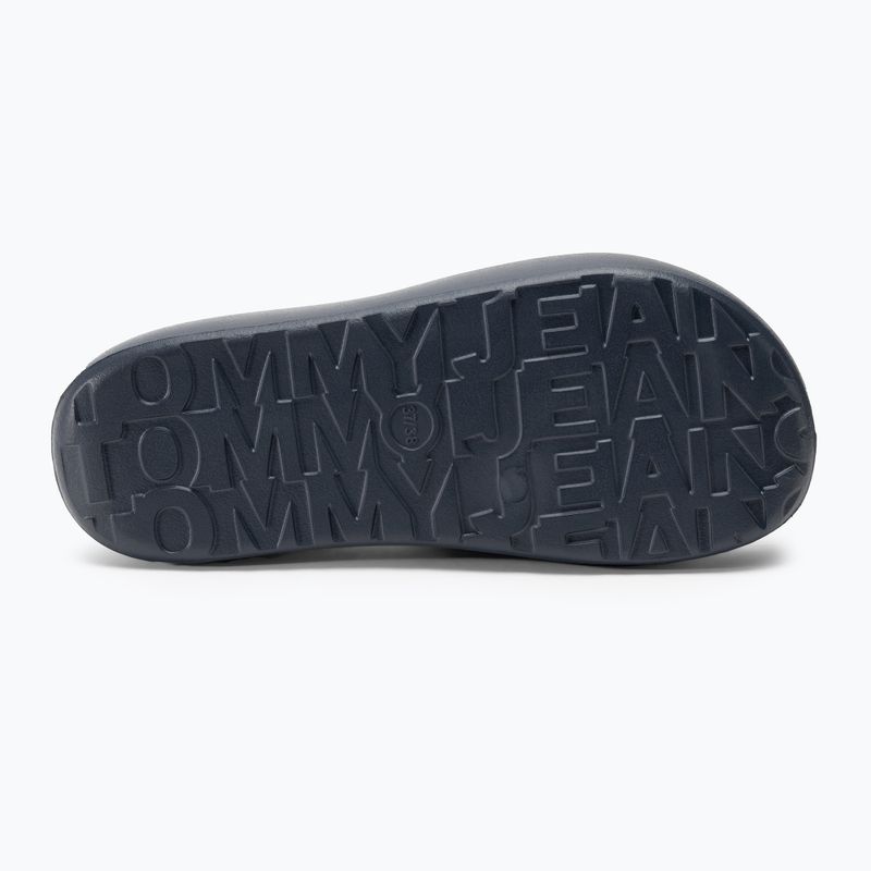 Дамски чехли Tommy Jeans Chunky Flatform Slide dark night navy 4