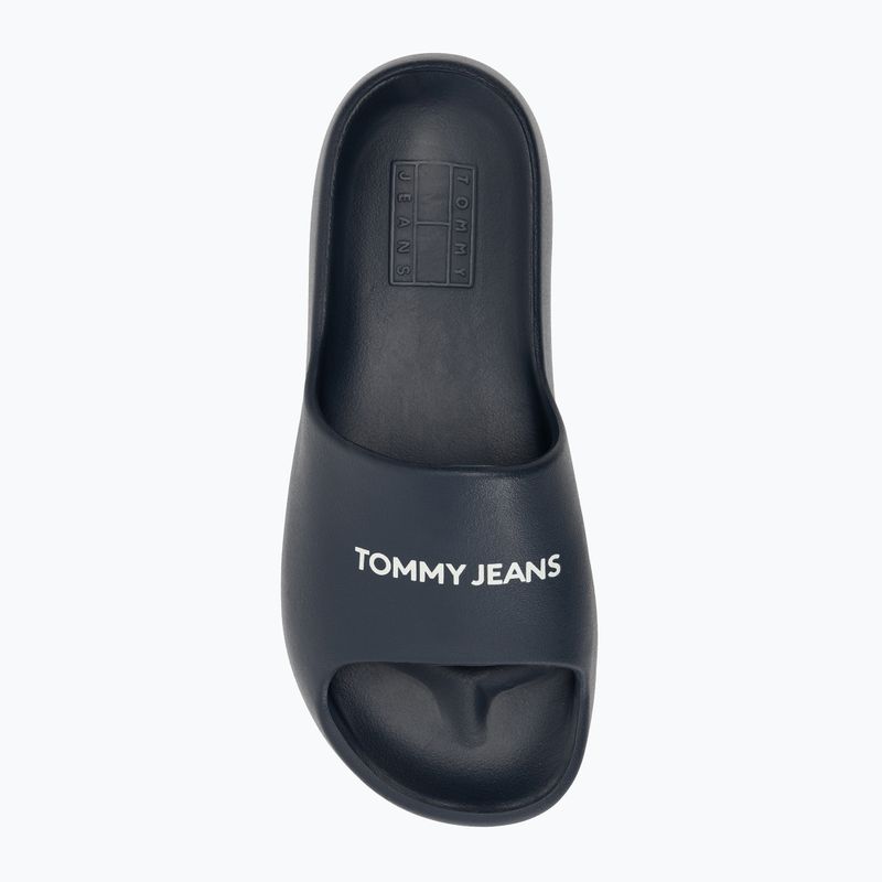 Дамски чехли Tommy Jeans Chunky Flatform Slide dark night navy 5