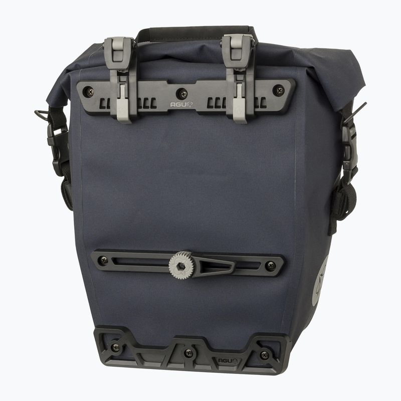 AGU Clean Единична чанта за велосипед Click'nGo M 17 л deep marine 2