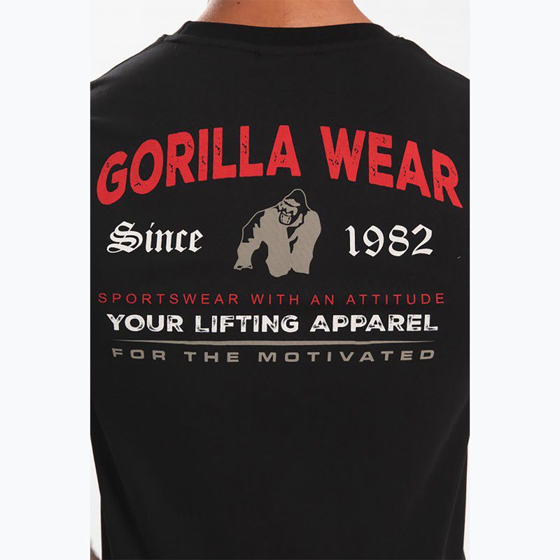 Мъжка тениска за тренировка Gorilla Wear Warren black 5