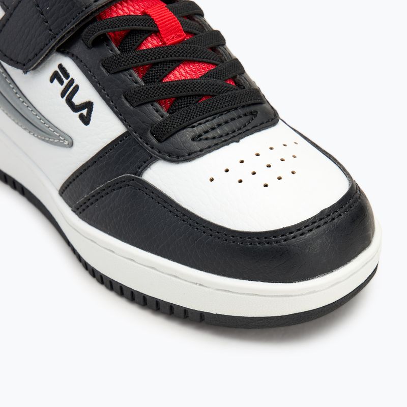 Детски обувки FILA Rega Nf Velcro white/black/fila red 7