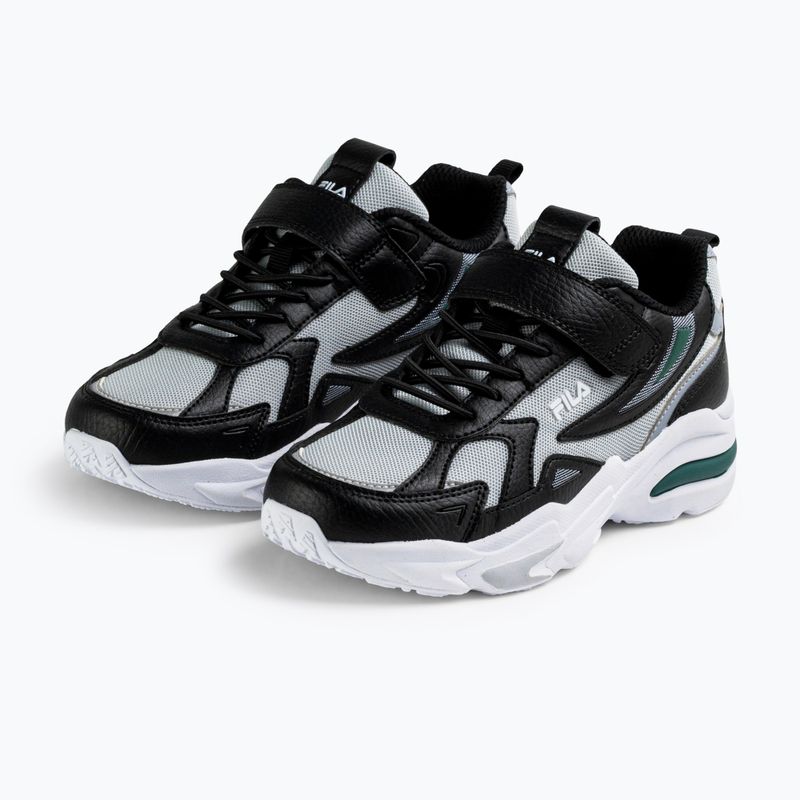 Детски обувки FILA Madrun Velcro black/posy green 2