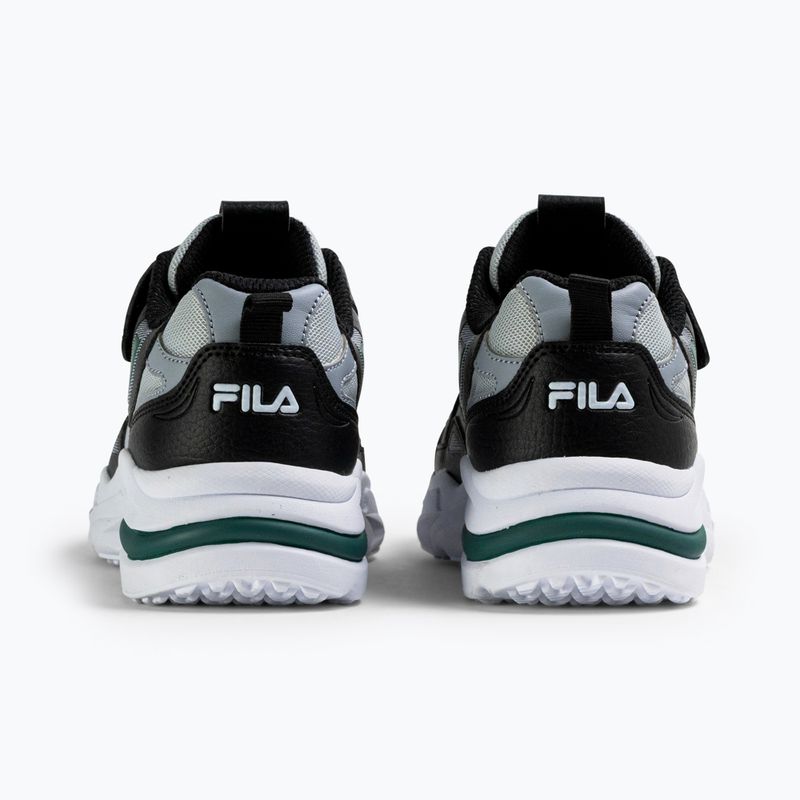 Детски обувки FILA Madrun Velcro black/posy green 3