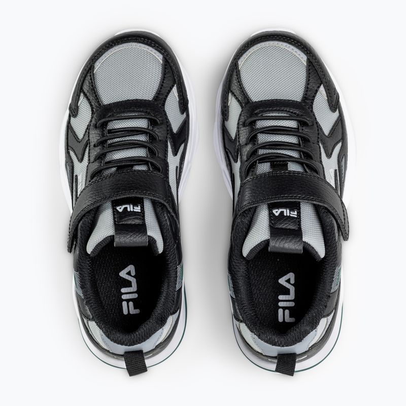 Детски обувки FILA Madrun Velcro black/posy green 5