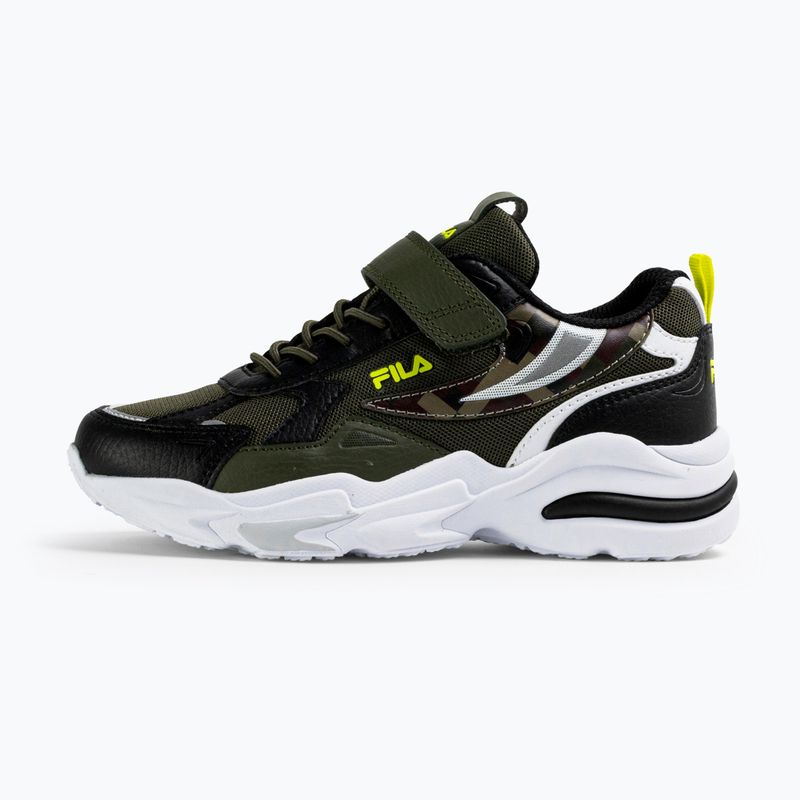 Детски обувки FILA Madrun Velcro olive night