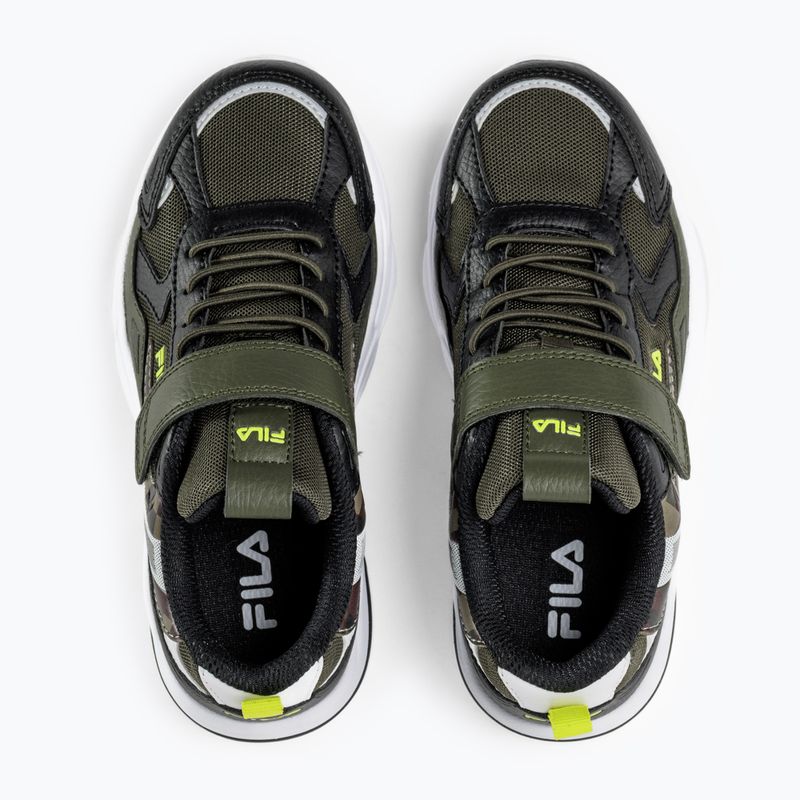 Детски обувки FILA Madrun Velcro olive night 5
