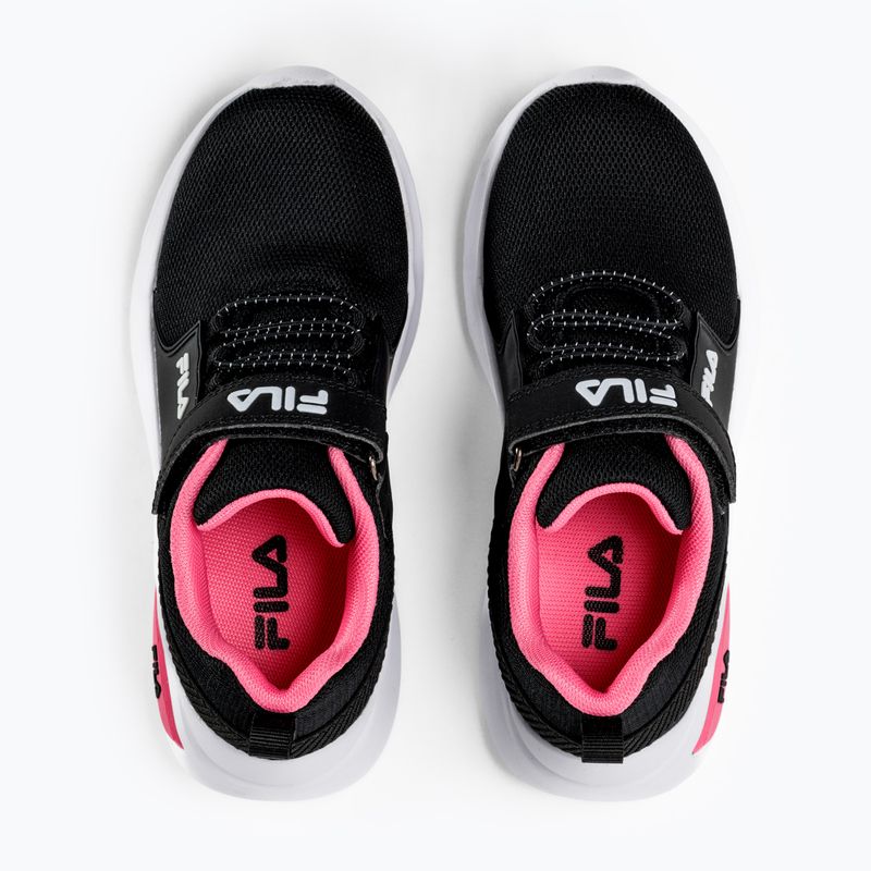 Детски обувки FILA Madrun Velcro black/sangria sunset 11