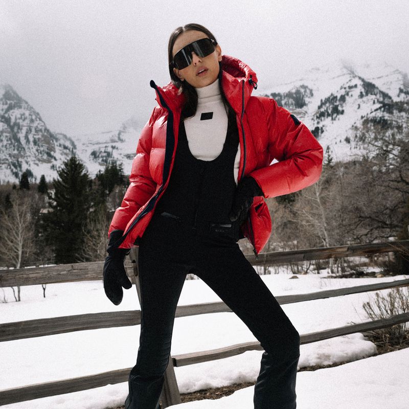 Дамско скиорско яке Nikkie Nafferton racing red 9