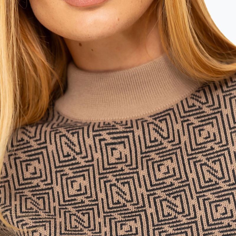 Дамски скиорски суитшърт Nikkie Narrows Pull camel 3