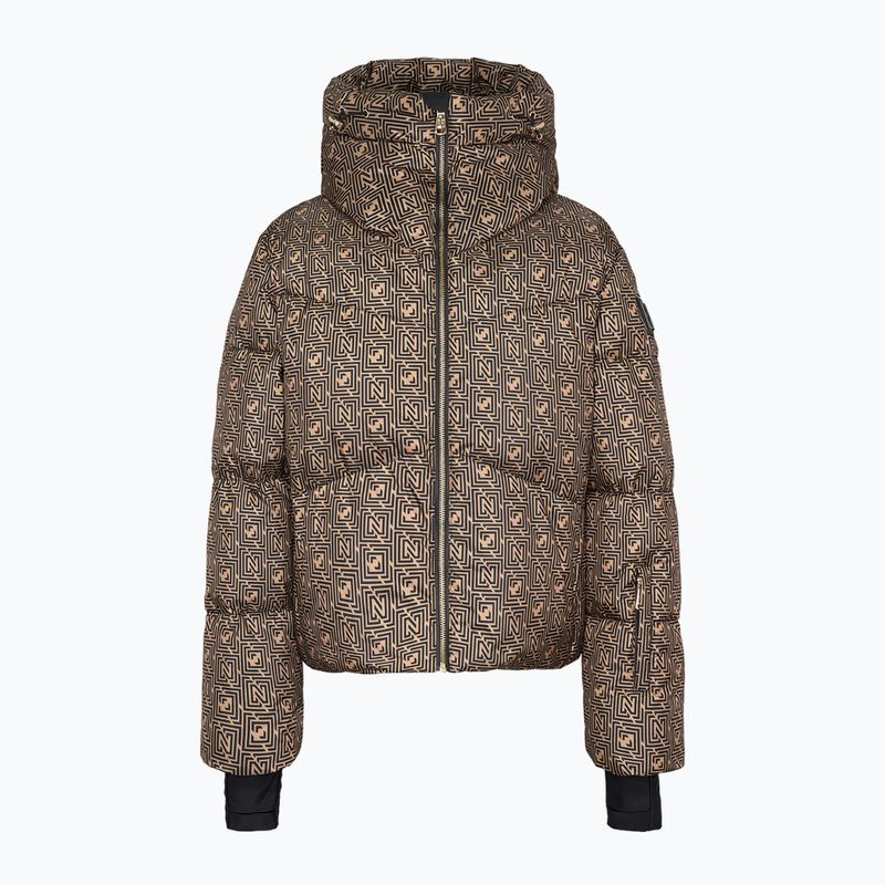 Дамско скиорско яке Nikkie Newport Logo camel 6