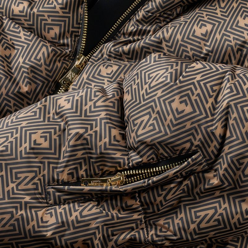 Дамско скиорско яке Nikkie Newport Logo camel 7