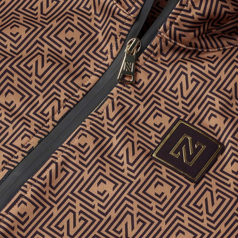 Дамски скиорски суитшърт Nikkie Nantes Logo Ski Pully camel 4