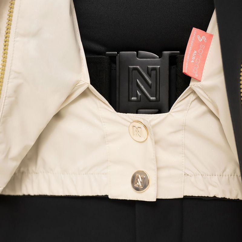 Дамско скиорско яке Nikkie Numa Glitter cream 5