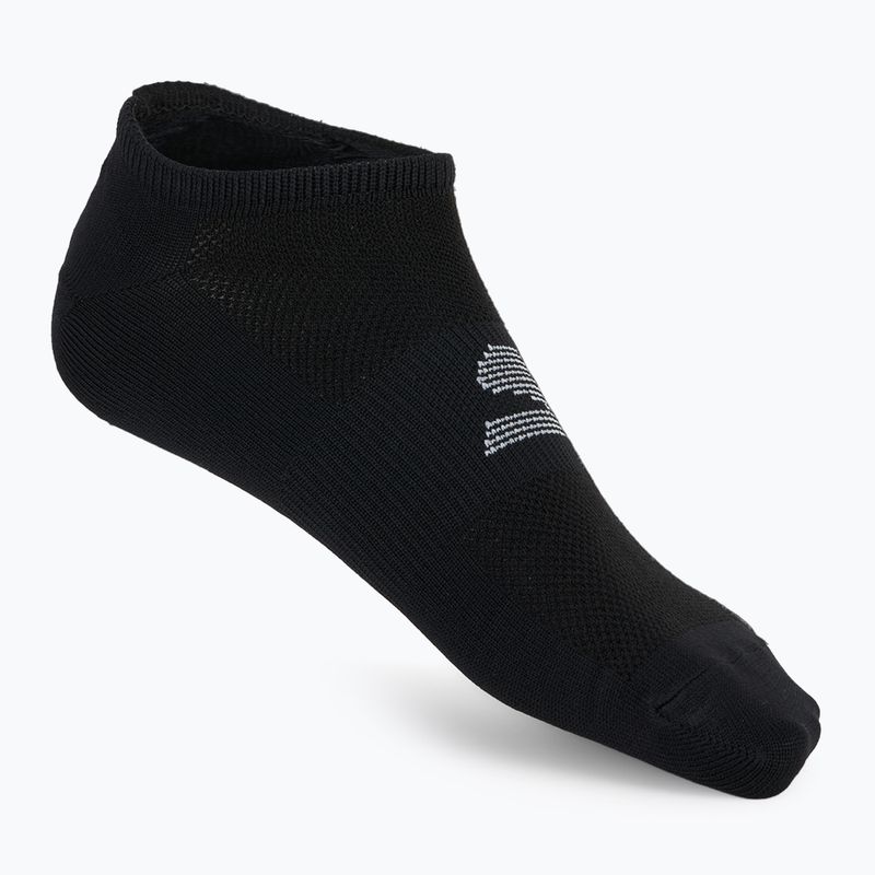 Мъжки чорапи SKECHERS микрофибър без плюш невидими 3 чифта black/white 2
