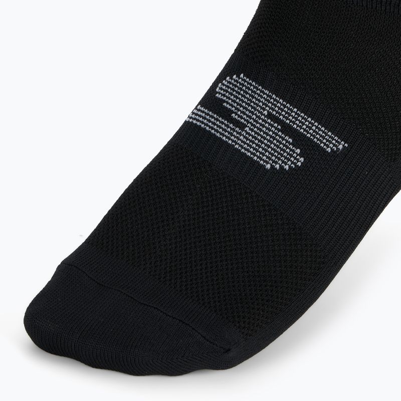 Мъжки чорапи SKECHERS микрофибър без плюш невидими 3 чифта black/white 4