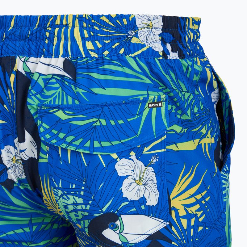 Мъжки плажни шорти Hurley Cuba Volley Swim Short Blue 4