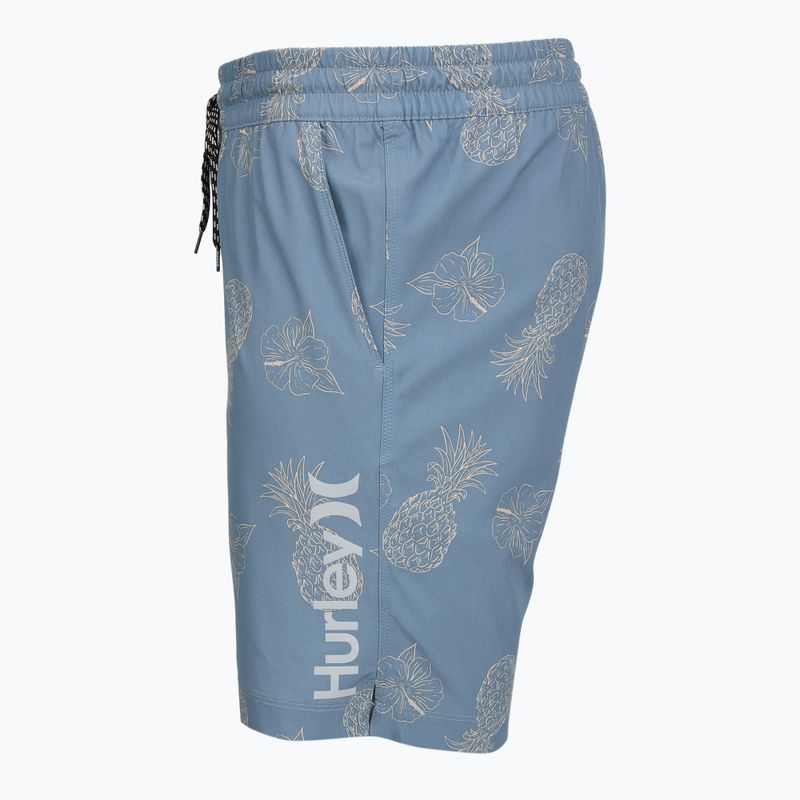 Мъжки плажни шорти Hurley Pineapple Volley Swim Short Blue/Brown 3