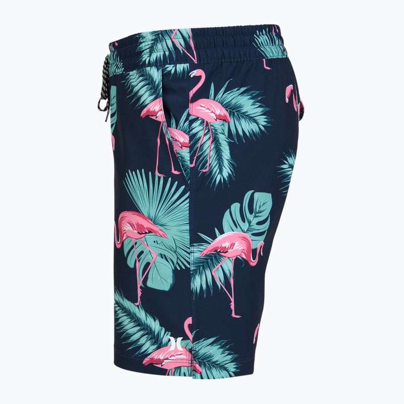 Мъжки плажни шорти Hurley Flamingo Volley Swim Hort Navy 3
