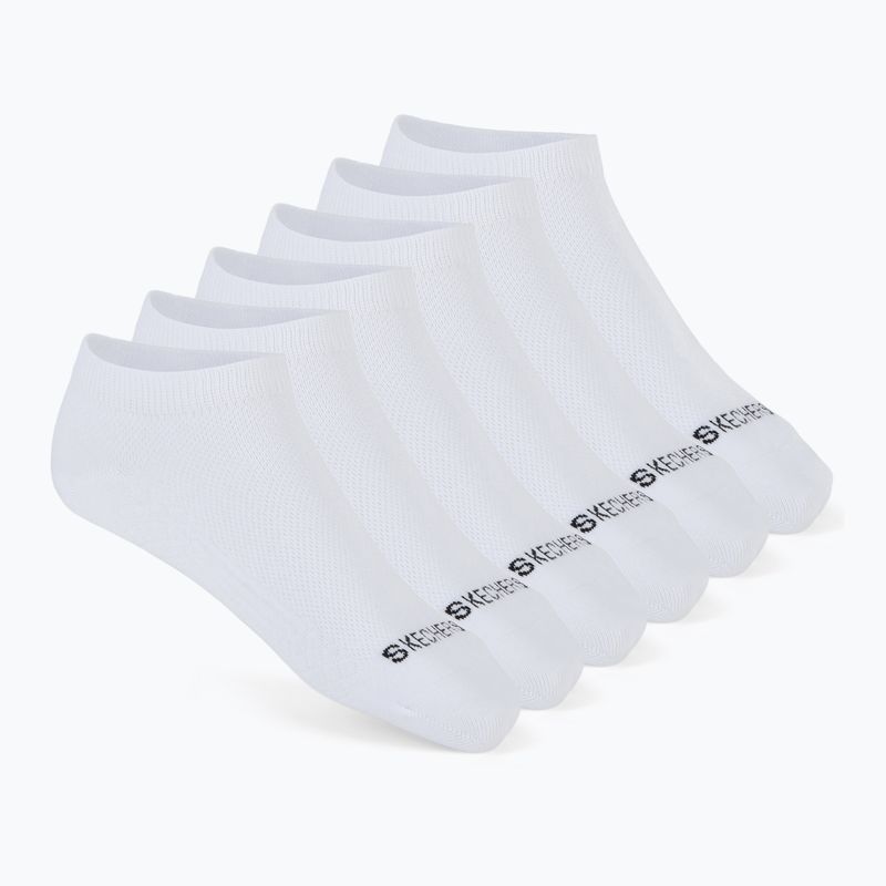 Дамски чорапи SKECHERS Non Terry Low Cut 6 чифта white traditional