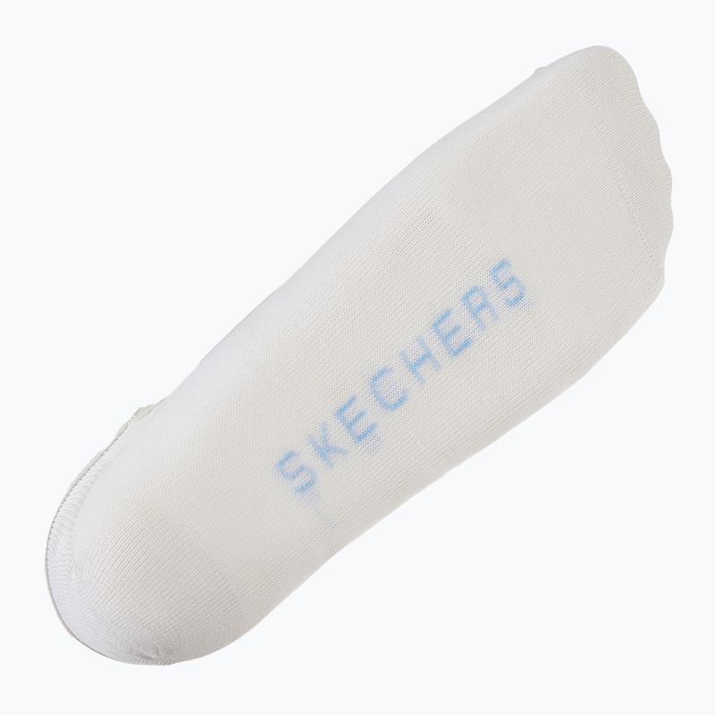 Дамски чорапи SKECHERS Non Terry No Show Liner 3 чифта blue/green 7