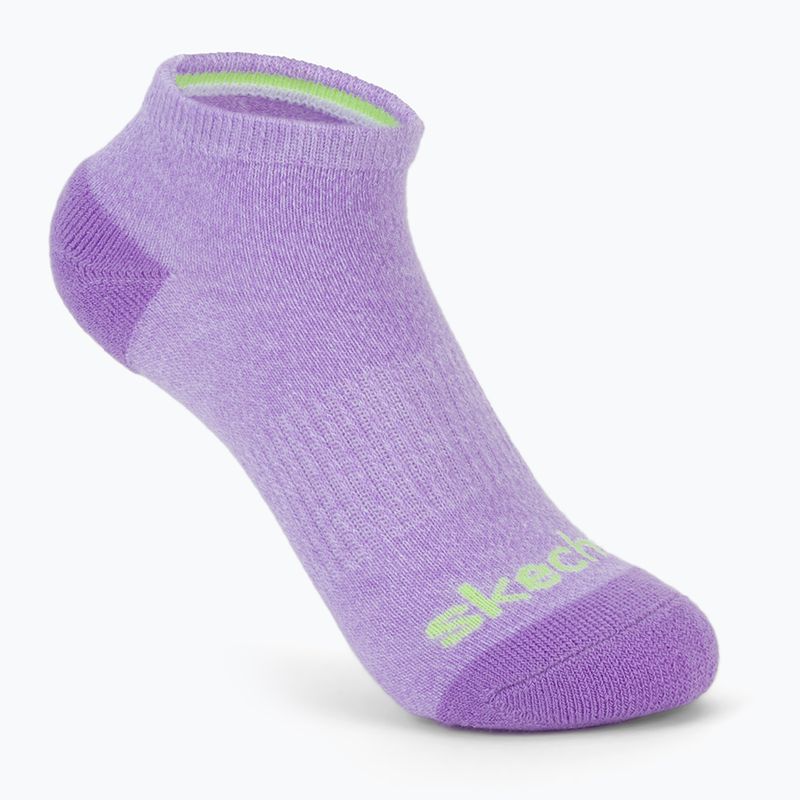 Детски чорапи SKECHERS Heel/Toe Terry Low Cut 6 чифта white/light pink 7