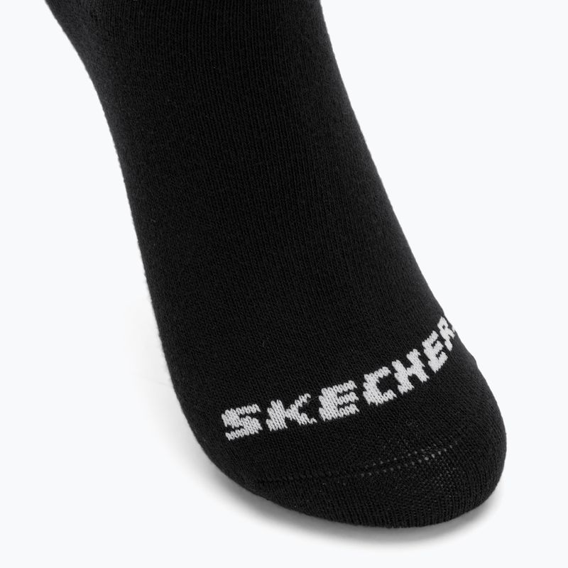 Детски чорапи SKECHERS Non Terry No Show 3 чифта black 4