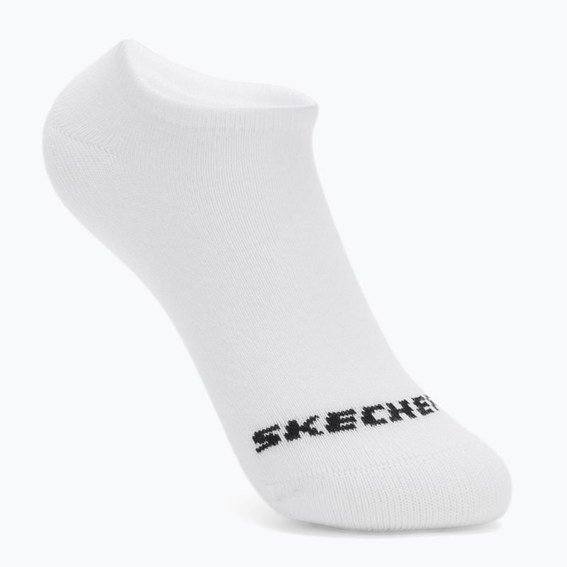 Детски чорапи SKECHERS Non Terry No Show 3 чифта white/grey 2