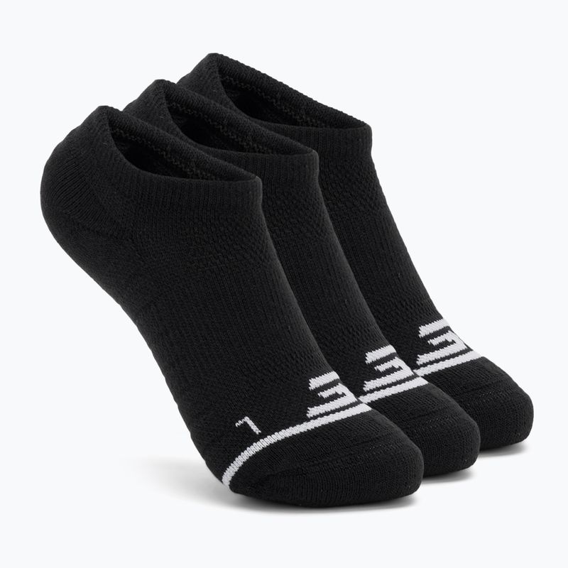 Дамски чорапи SKECHERS 1/2 Terry No Show 3 чифта black