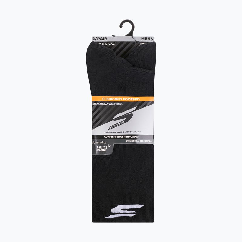 Мъжки чорапи SKECHERS 1/2 Terry Over The Knee 2 чифта black 2