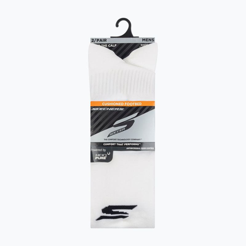 Мъжки чорапи SKECHERS 1/2 Terry Over The Knee 2 чифта white traditional 6