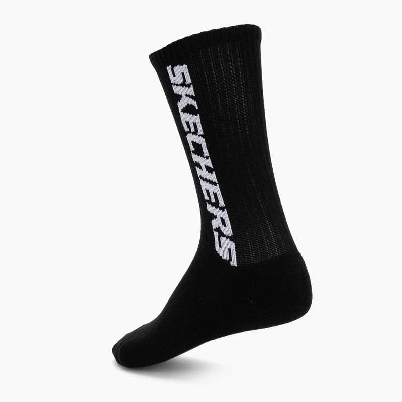 Чорапи SKECHERS Terry Crew 1/2 3 pack black 2