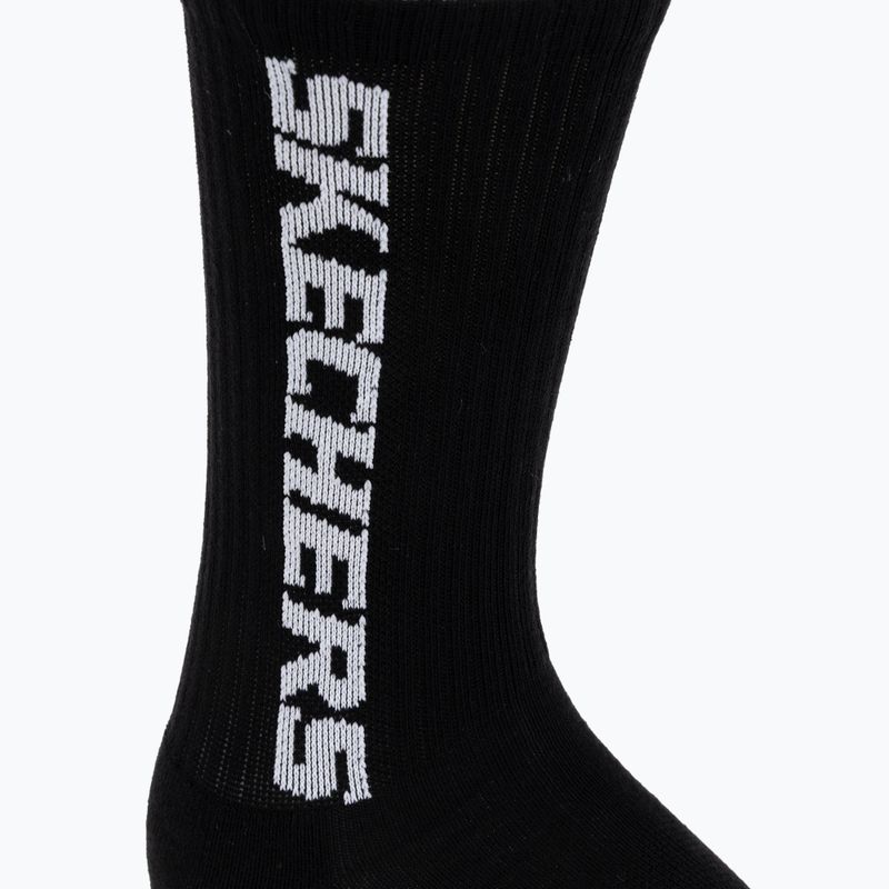 Чорапи SKECHERS Terry Crew 1/2 3 pack black 3