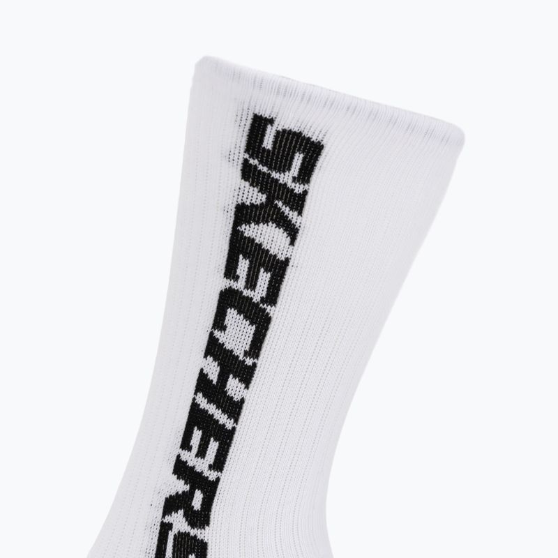 Чорапи SKECHERS Terry Crew 1/2 3 pack grey/black 4