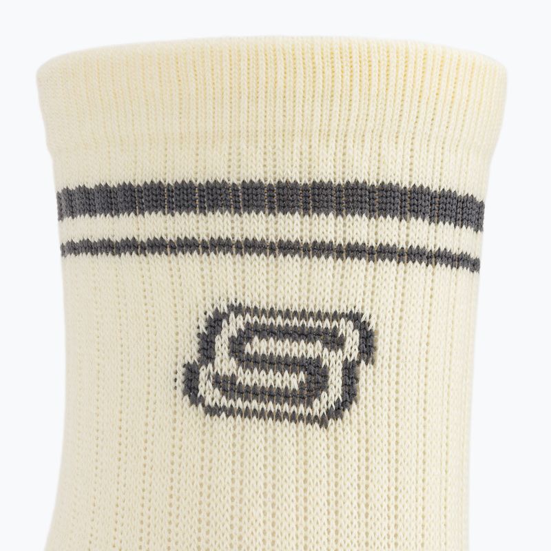 Чорапи Skechers Full Terry Low Crew ivory 6