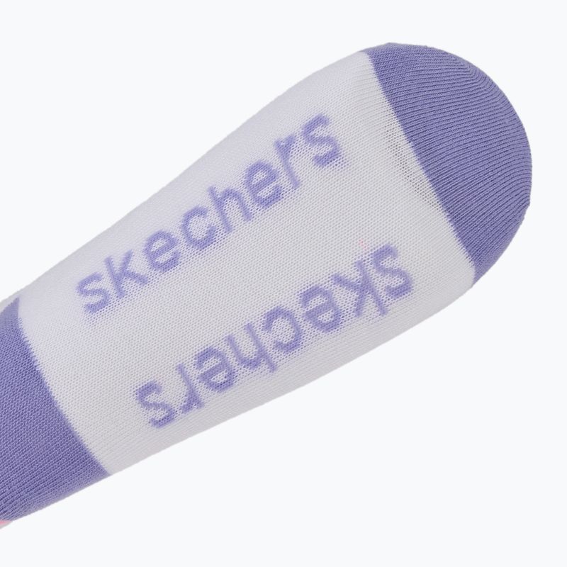 Детски чорапи SKECHERS Non Terry Crew 3 чифта purple 7