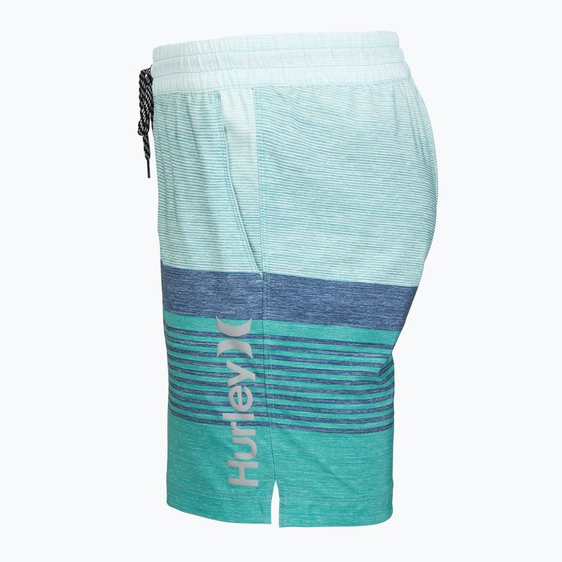 Мъжки плажни шорти Hurley Epic Ombre Volley Swim Short Teal Tint 3