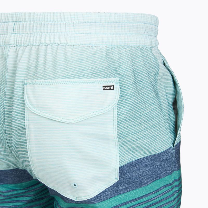Мъжки плажни шорти Hurley Epic Ombre Volley Swim Short Teal Tint 4