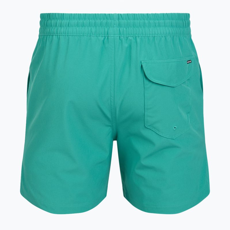 Мъжки плажни шорти Hurley Crossover Volley Swim Short Teal Tint 2