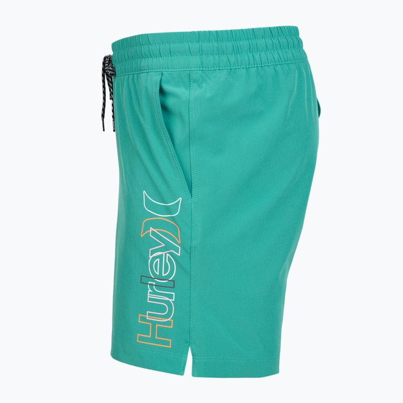 Мъжки плажни шорти Hurley Crossover Volley Swim Short Teal Tint 3