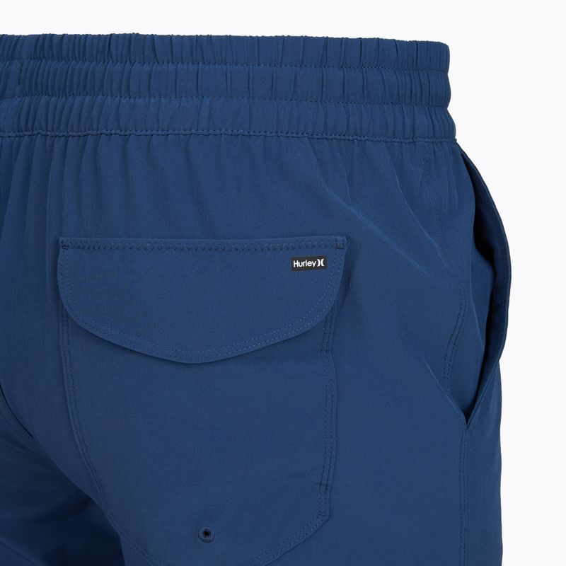 Мъжки плажни шорти Hurley Crossover Volley Swim Short blue/black 4