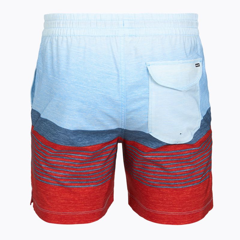 Мъжки плажни шорти Hurley Epic Ombre Volley Swim Short Noise Aqua 2