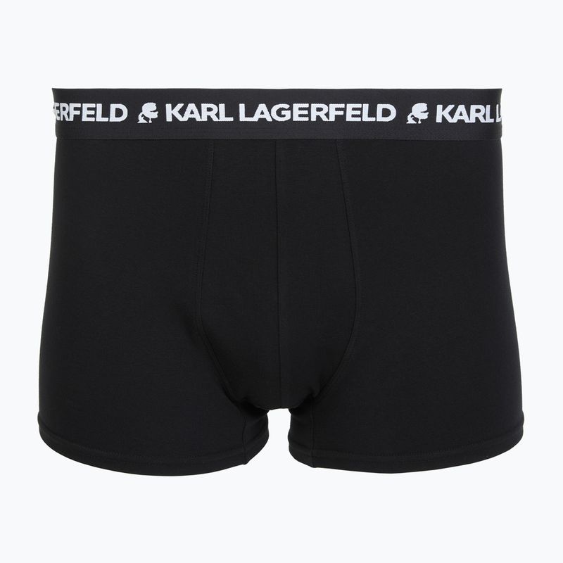 Мъжки боксерки KARL LAGERFELD Logo Trunk 7 чифта black 2