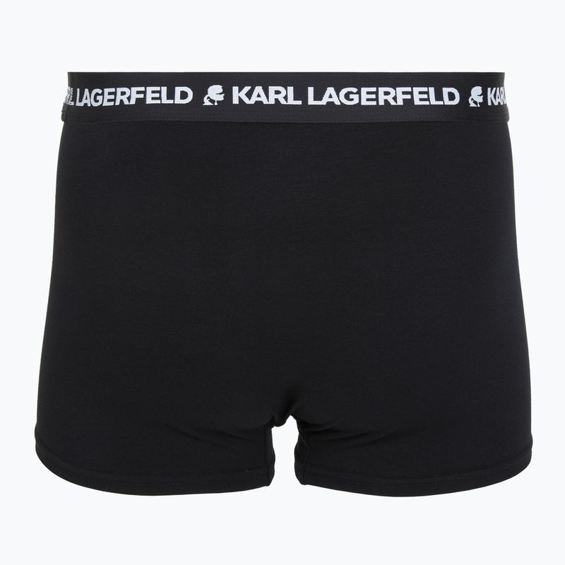 Мъжки боксерки KARL LAGERFELD Logo Trunk 7 чифта black 3