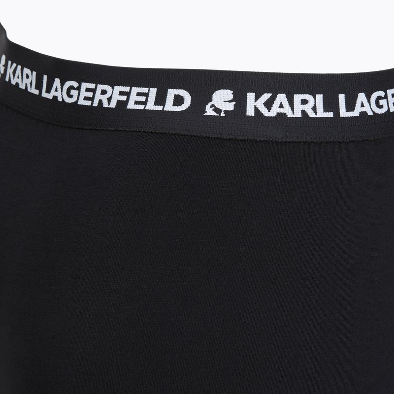 Мъжки боксерки KARL LAGERFELD Logo Trunk 7 чифта black 4