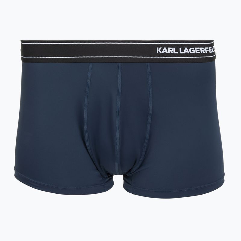 Мъжки боксерки KARL LAGERFELD Stripe Logo Micro Trunk 3 чифта mood indigo 2