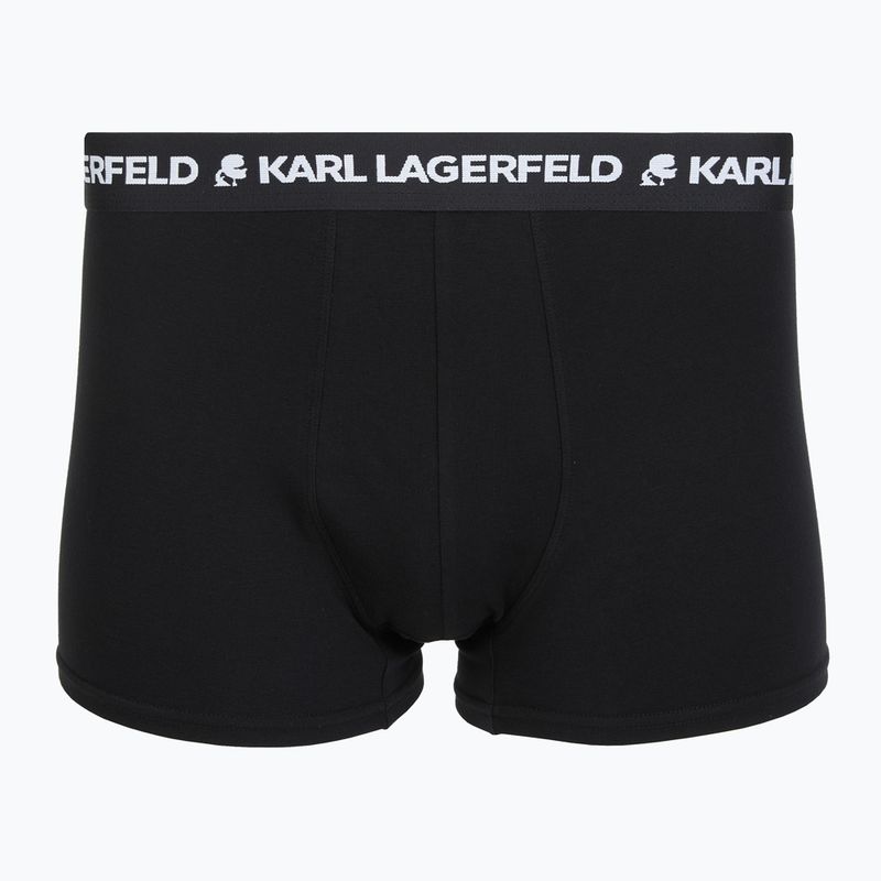 Мъжки боксерки KARL LAGERFELD Logo Trunk 5 чифта black 2