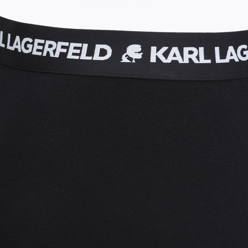Мъжки боксерки KARL LAGERFELD Logo Trunk 5 чифта black 4