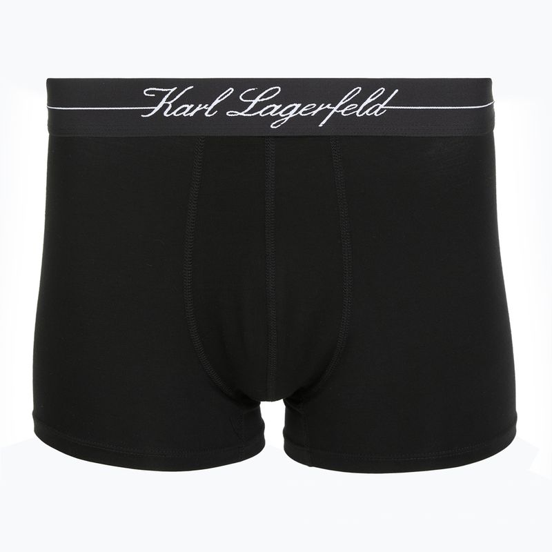 Мъжки боксерки KARL LAGERFELD Hotel Karl Lyocell Trunk 3 чифта black 2