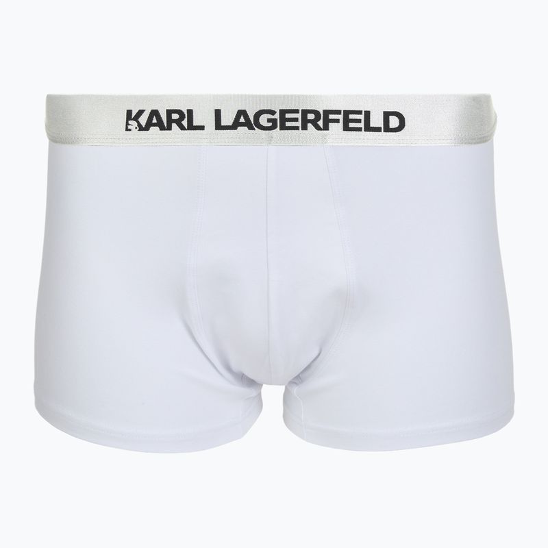 Мъжки боксерки KARL LAGERFELD Elastic Trunk 3 чифта black/white/grey 2