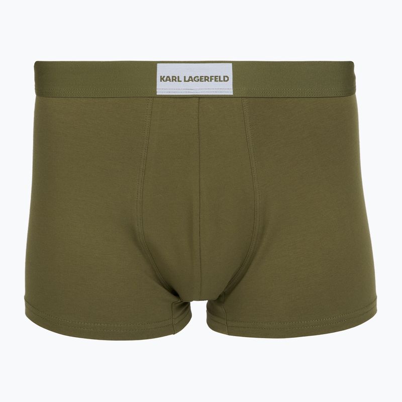 Мъжки боксерки KARL LAGERFELD Essential Logo Trunk 7 чифта olive/clear sky/excalibur 3